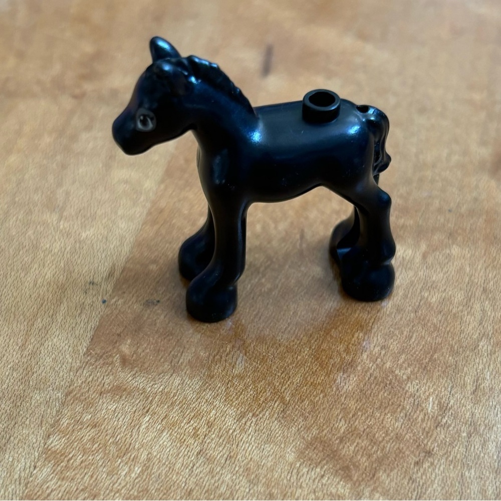 LEGO Khan The Black‎ Horse Replacement Mini Figure With Gray Eyes ~ RETIRED
